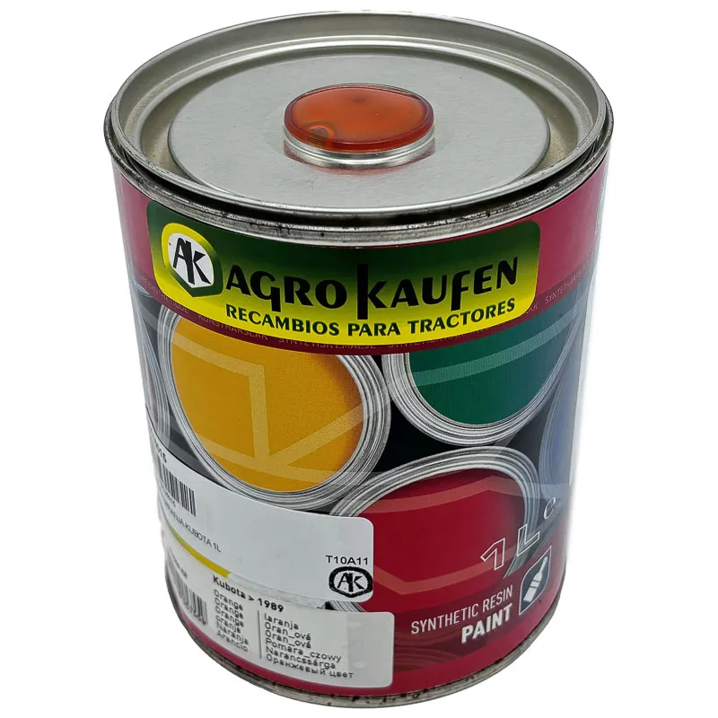 PINTURA NARANJA KUBOTA 1L VAC35015            