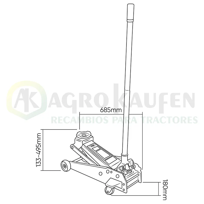 GATO HIDRAULICO CARRETILLA 3.5T 50818               