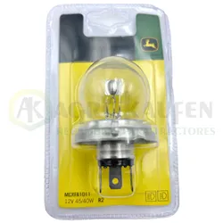 LAMPARA FARO JOHN DEERE ORIGINAL 410 R2 12V 45-40W MCXFA1011           