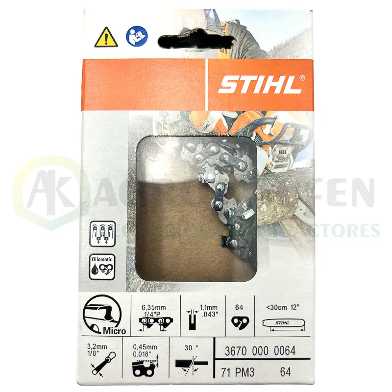 CADENA MOTOSIERRA STIHL 36700000056 1/4 Picco Micro... 36700000056         