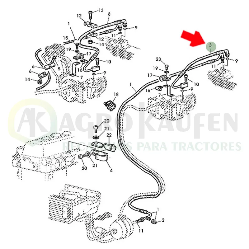 MANGUERA A-A Original AL153161            