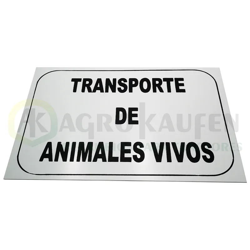 PLACA ANIMALES VIVOS VAC12001            