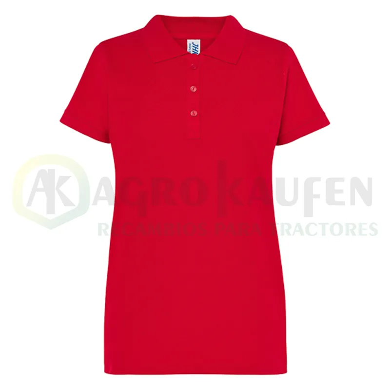 POLO ENTALLADO MUJER MANGA CORTA 100% ALG. 200 GR AGK8029             