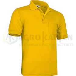 POLO TOP HAWK UNISEX MANGA CORTA CON BOLSILLO 100% ALGO... AGK8124             