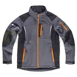 CHAQUETA LAND SOFTSHELL COMBINADA EN DOS COLORES 330 GR AGK8127             