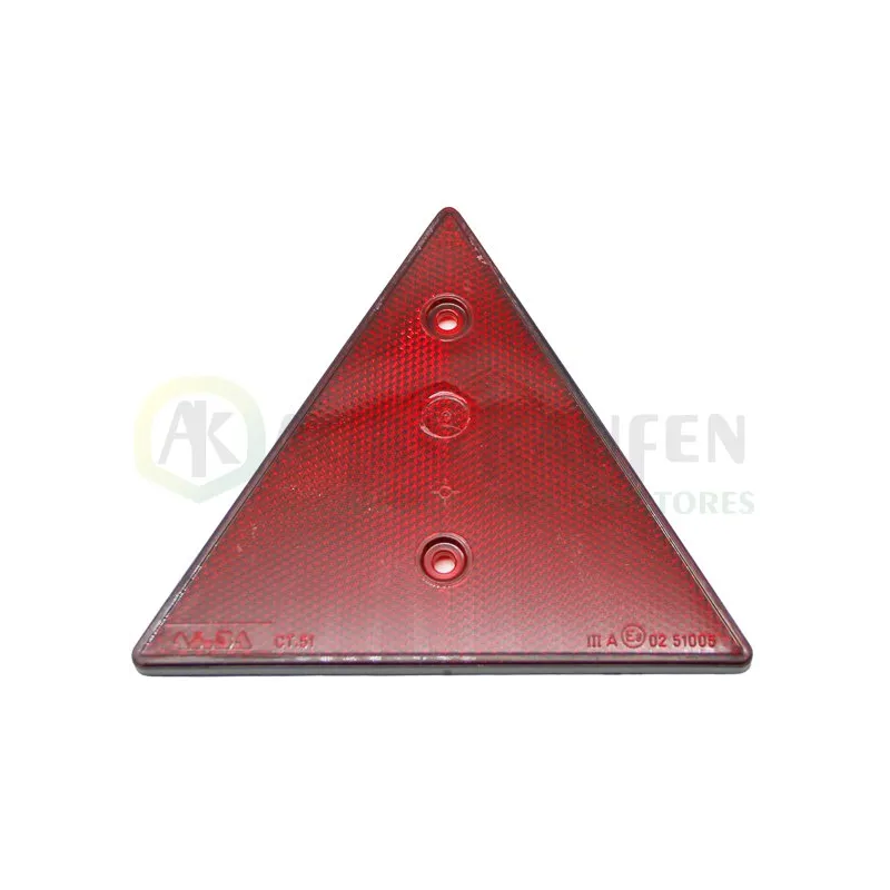 TRIANGULO REFLECTANTE ROJO 70 mm VAC10033            