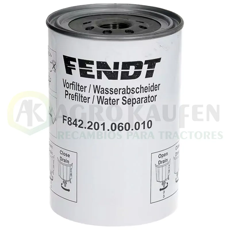 FILTRO FENDT ORIGINAL DECANTADOR DE GASOIL 312 32... F842201060010       