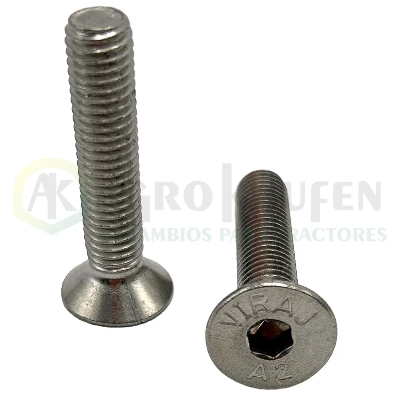 TORNILLO ALLEN 6X20 CABEZA CONICA INOXIDABLE TORAC4X20INOX       