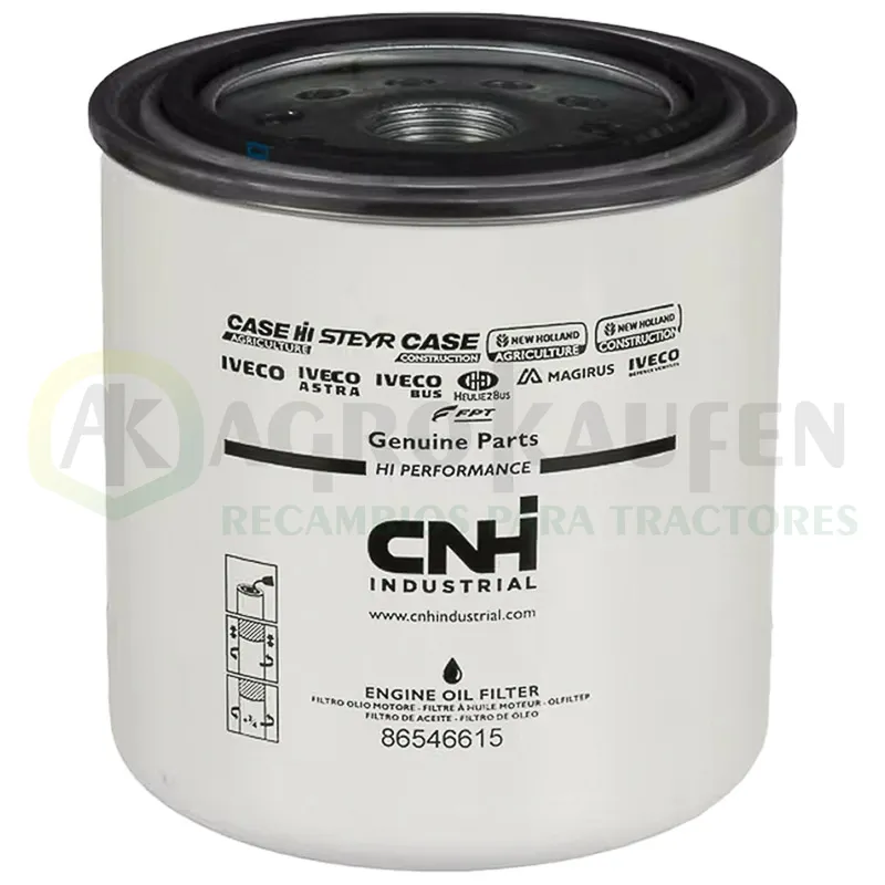 CNH FILTRO ACEITE FORD 7810 86546615            