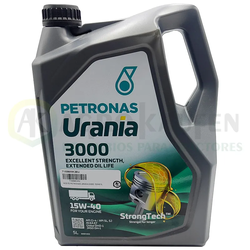 ACEITE PETRONAS URANIA 3000E 15W40 5L 71599MK2EU          