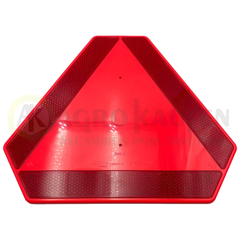 PLACA TRIANGULO V5 PLASTICO 430 x 376 mm AGK2302             