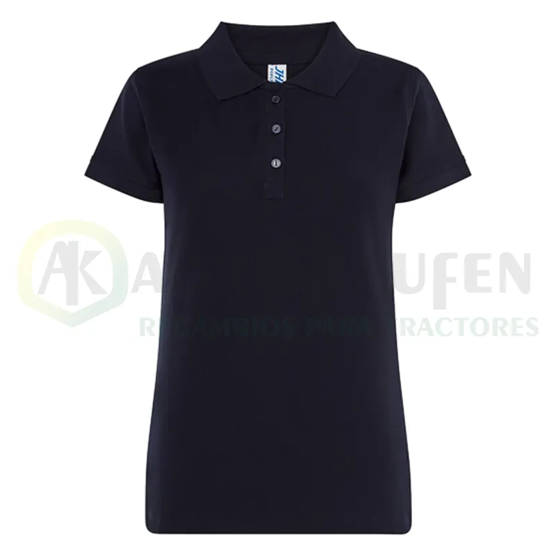 POLO ENTALLADO MUJER MANGA CORTA 100% ALG. 200 GR AGK8029             