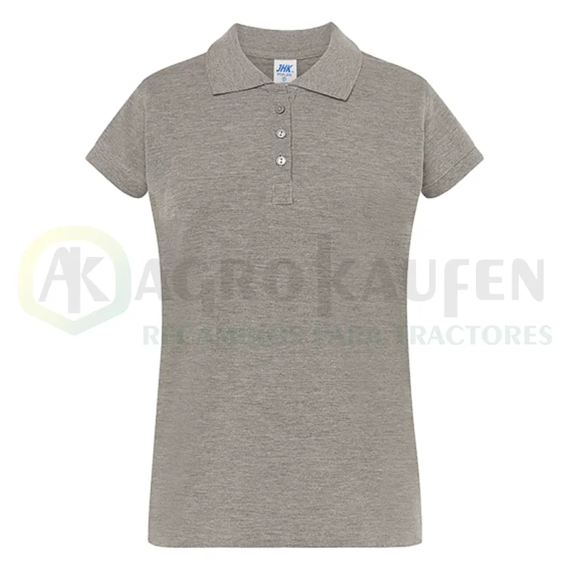 POLO ENTALLADO MUJER MANGA CORTA 100% ALG. 200 GR AGK8029             