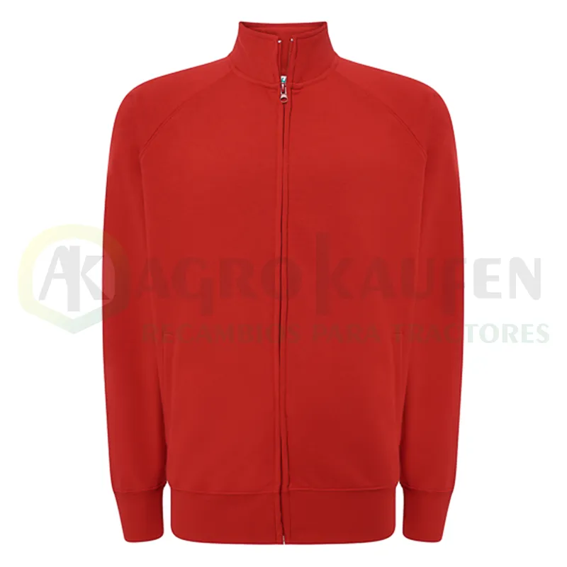 SUDADERA UNISEX FULLZIP CREMALLERA COMPLETA A TONO 290 GRS AGK8034             