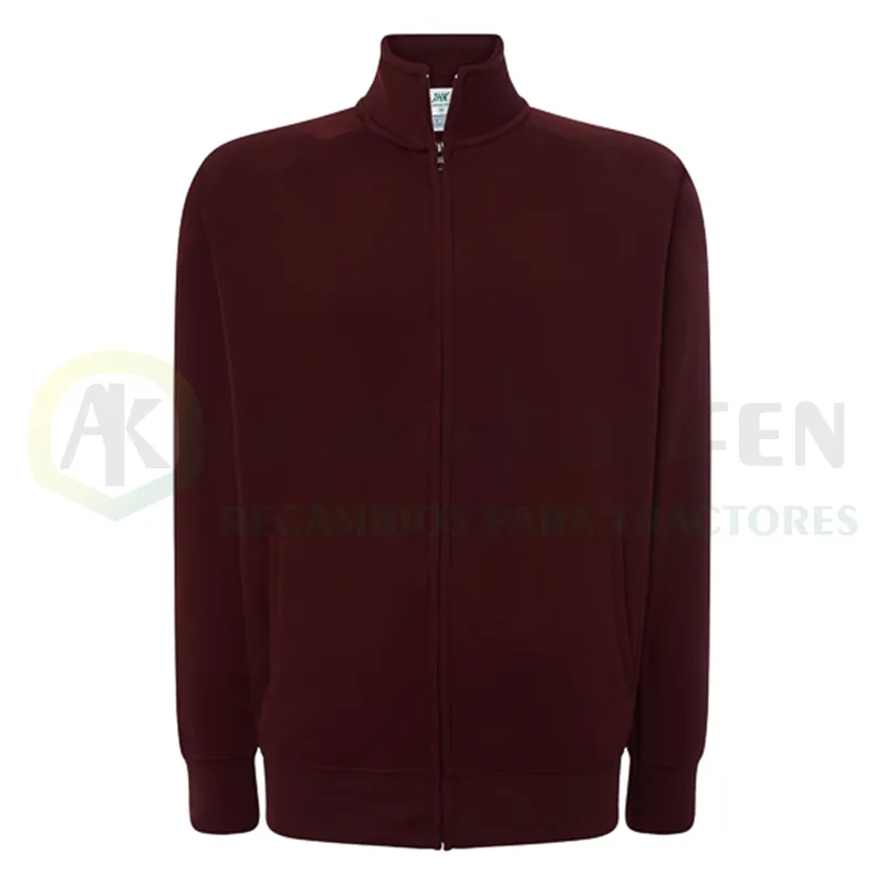 SUDADERA UNISEX FULLZIP CREMALLERA COMPLETA A TONO 290 GRS AGK8034             