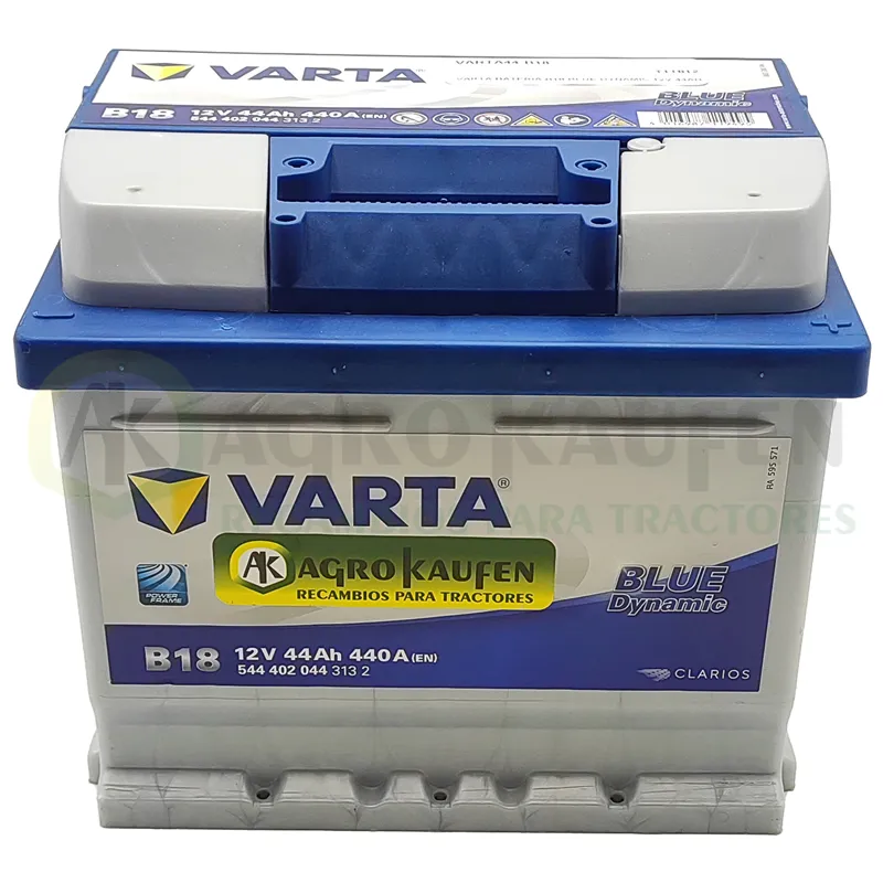 BATERIA 44 AH VARTA B18 BLUE DYNAMIC 12V 44AH VARTA44-B18         