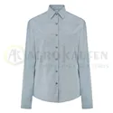 CAMISA MUJER OXFORD MANGA LARGA 60%ALG.40%POL AGK8005             