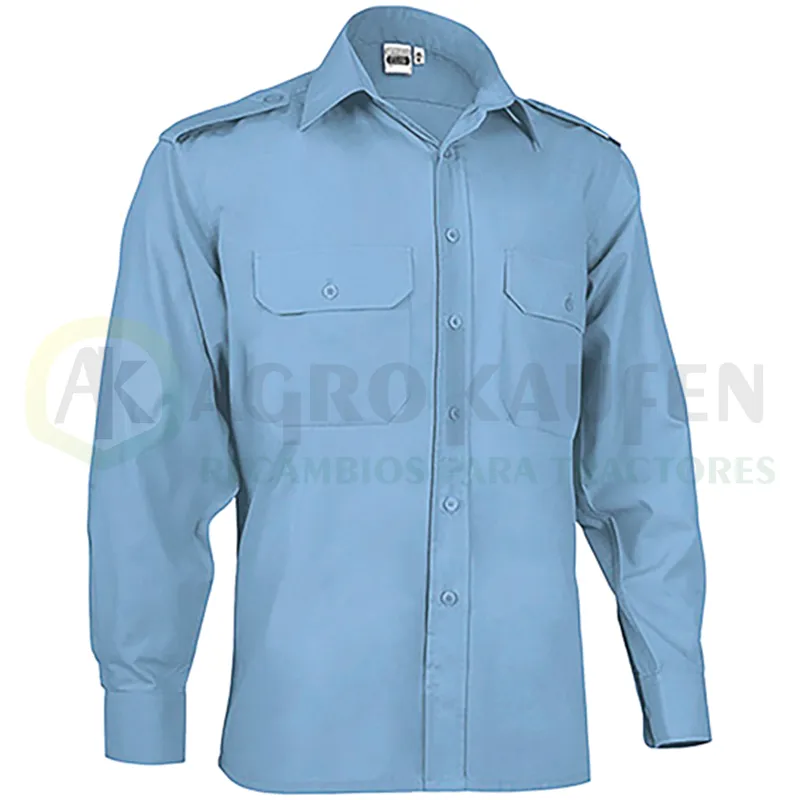 CAMISA VIGILANT MANGA LARGA 2 BOL. TAPETA Y PRESILLA HOMBRO AGK8022             