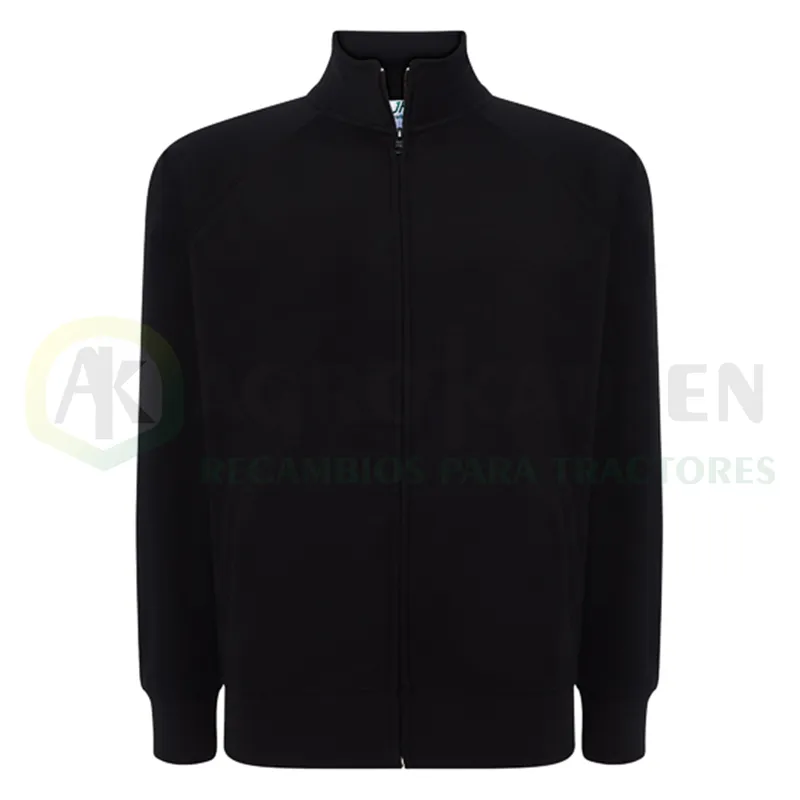 SUDADERA UNISEX FULLZIP CREMALLERA COMPLETA A TONO 290 GRS AGK8034             