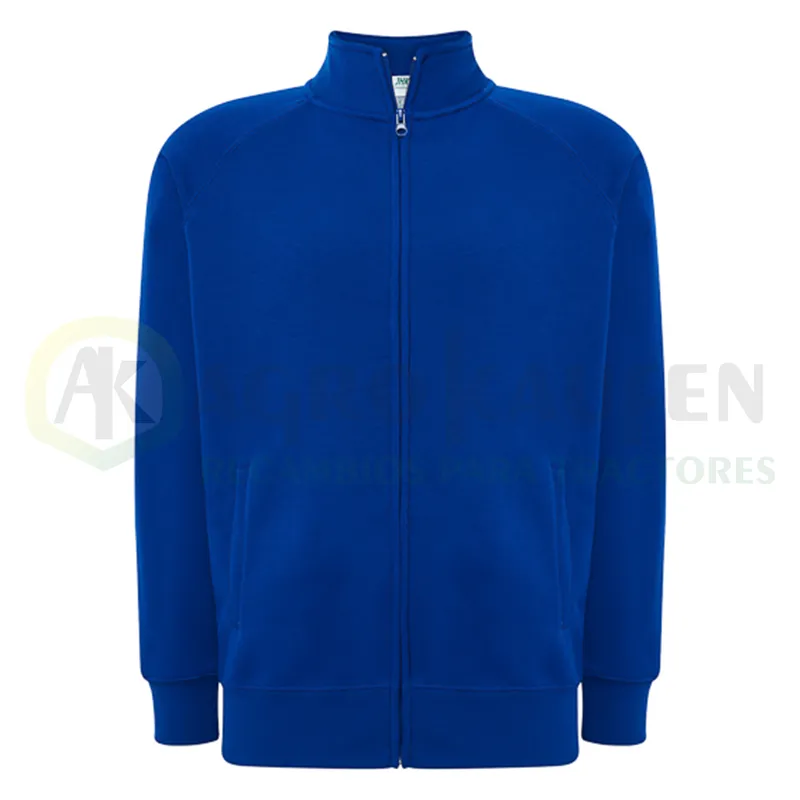 SUDADERA UNISEX FULLZIP CREMALLERA COMPLETA A TONO 290 GRS AGK8034             