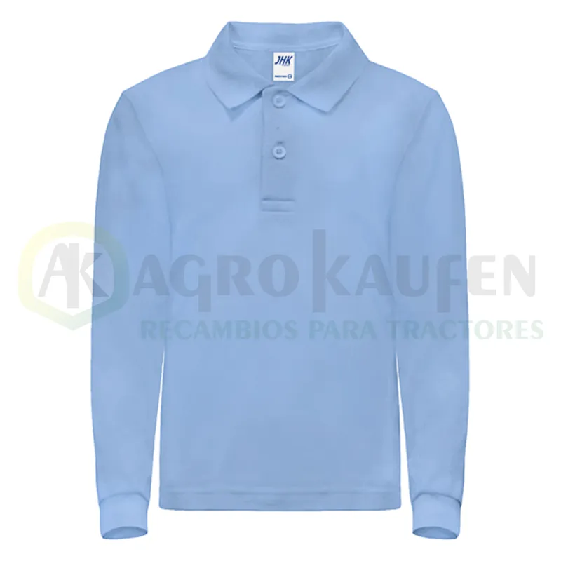 POLO PRAT INFANTIL MANGA LARGA 100%ALGODÓN 200/210 GR AGK8028             