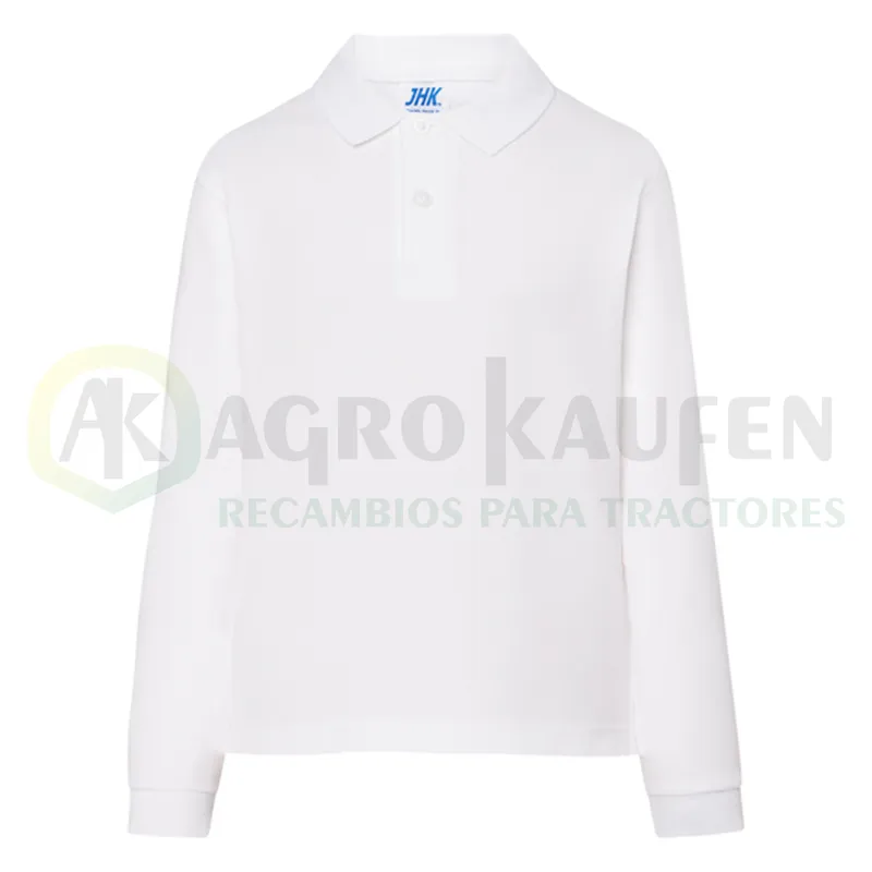 POLO PRAT INFANTIL MANGA LARGA 100%ALGODÓN 200/210 GR AGK8028             