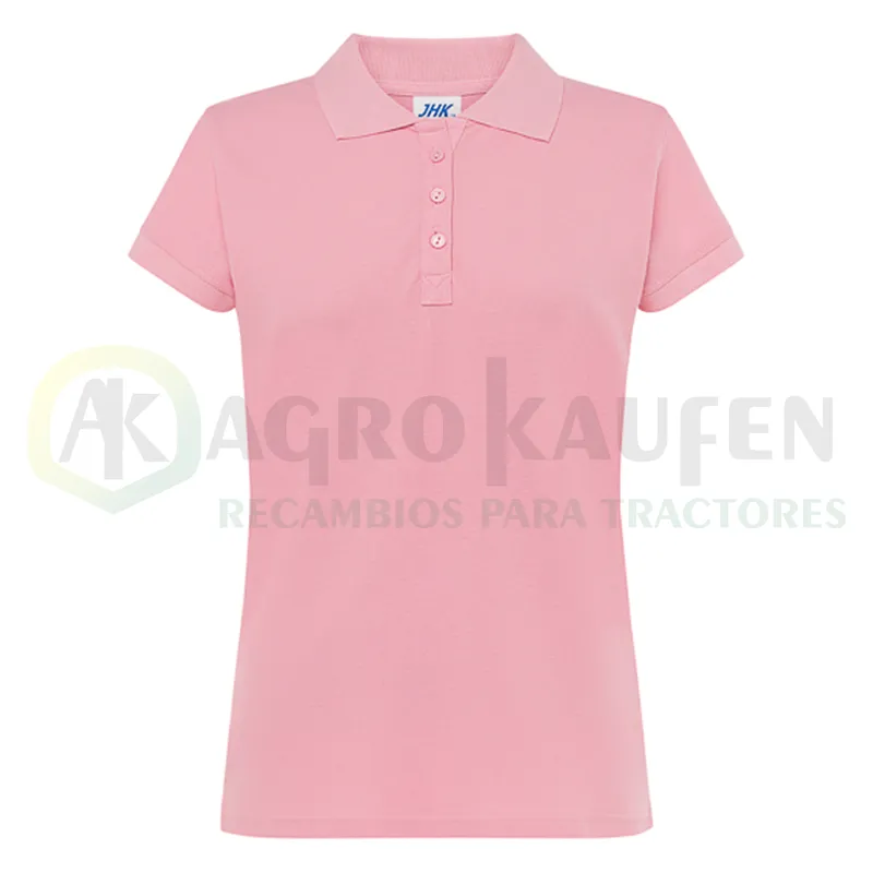 POLO ENTALLADO MUJER MANGA CORTA 100% ALG. 200 GR AGK8029             