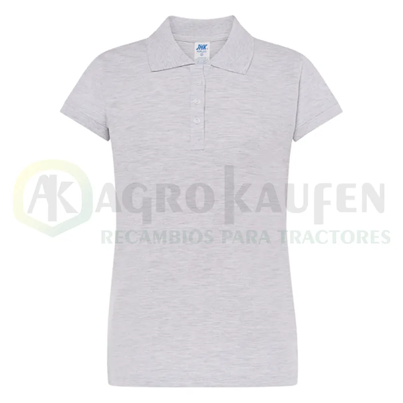 POLO ENTALLADO MUJER MANGA CORTA 100% ALG. 200 GR AGK8029             