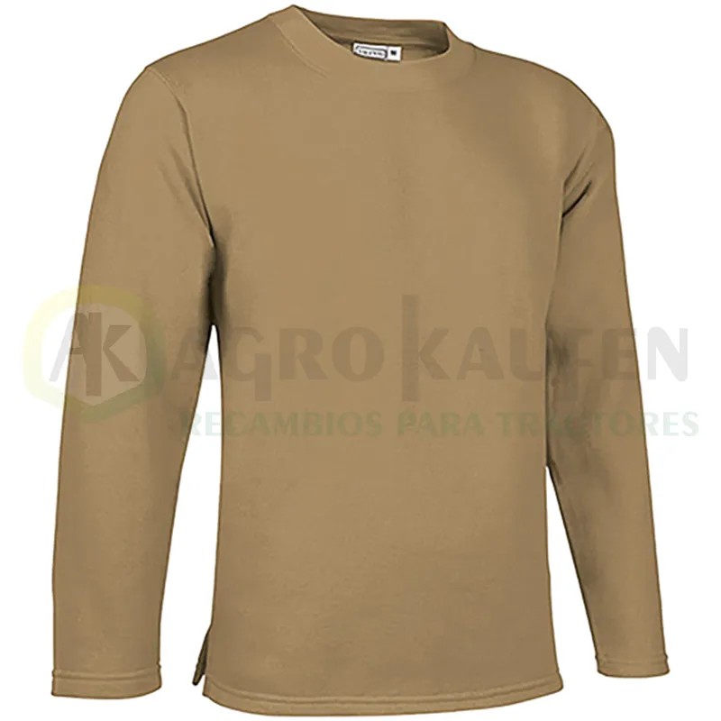 SUDADERA UNISEX OPEN CUELLO REDONDO 35% ALG. 65%POL. 300 GR AGK8033             