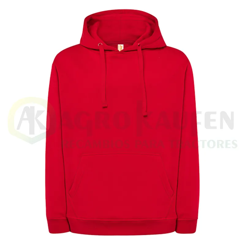 SUDADERA UNISEX BOLSILLO KANGURO CON CAPUCHA 65%POL-35%... AGK8035             