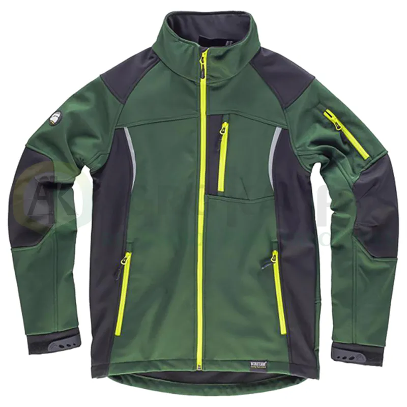 CHAQUETA J DEPORT SOFTSHELL VERDE BOTELLA Y NEGRO / AMA... AGK8057             