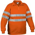 SUDADERA ROAD ALTA VISIBILIDAD MEDIA CREMALLERA 280 GR AGK8104             