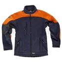 CHAQUETA FLUOR SOFTSHELL COMBINADA HOMBROS Y CODOS 330 GSM AGK8123             