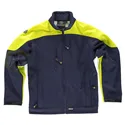 CHAQUETA FLUOR SOFTSHELL COMBINADA HOMBROS Y CODOS 330 GSM AGK8123             