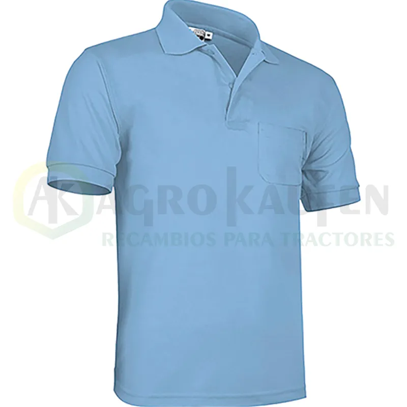 POLO TOP HAWK UNISEX MANGA CORTA CON BOLSILLO 100% ALGO... AGK8124             