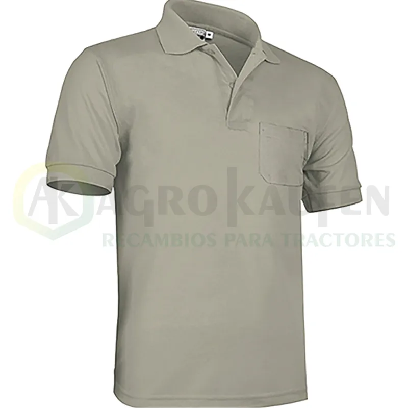 POLO TOP HAWK UNISEX MANGA CORTA CON BOLSILLO 100% ALGO... AGK8124             