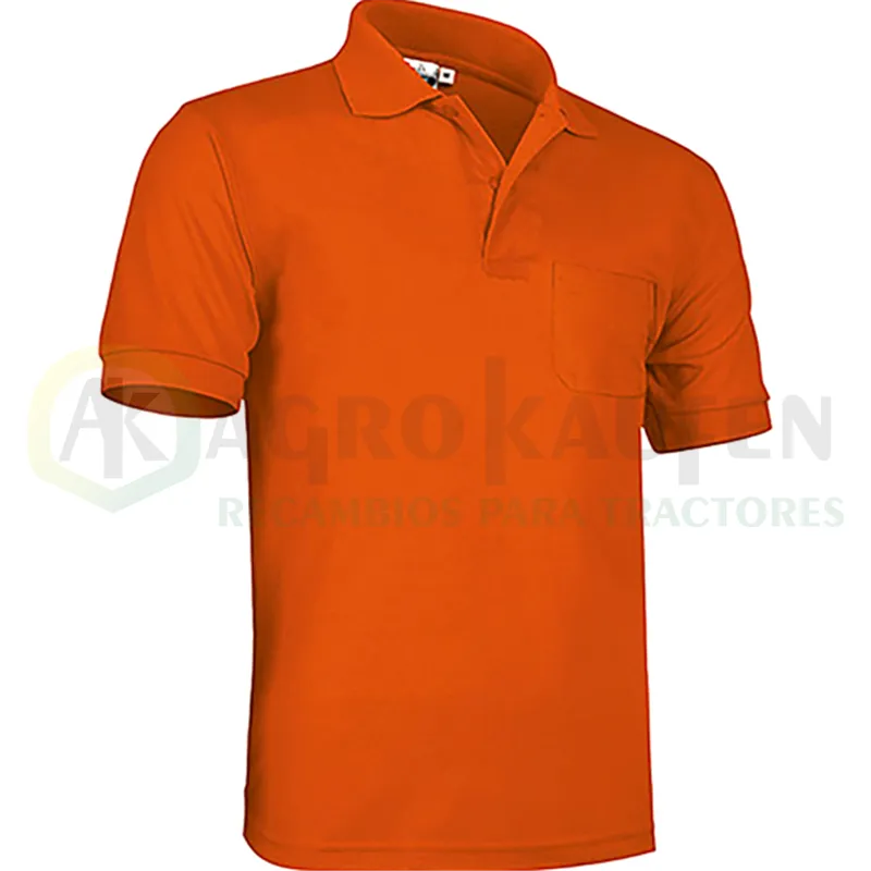 POLO TOP HAWK UNISEX MANGA CORTA CON BOLSILLO 100% ALGO... AGK8124             