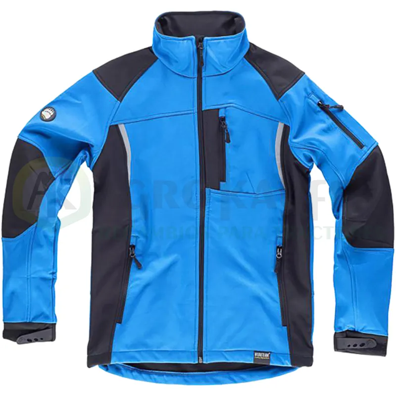 CHAQUETA LAND SOFTSHELL COMBINADA EN DOS COLORES 330 GR AGK8127             