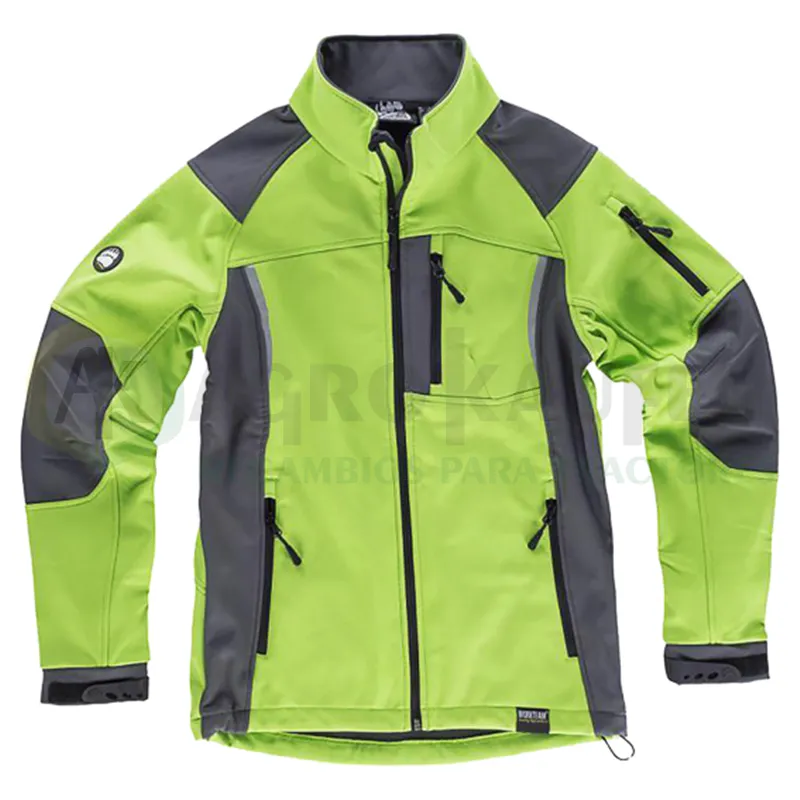 CHAQUETA LAND SOFTSHELL COMBINADA EN DOS COLORES 330 GR AGK8127             