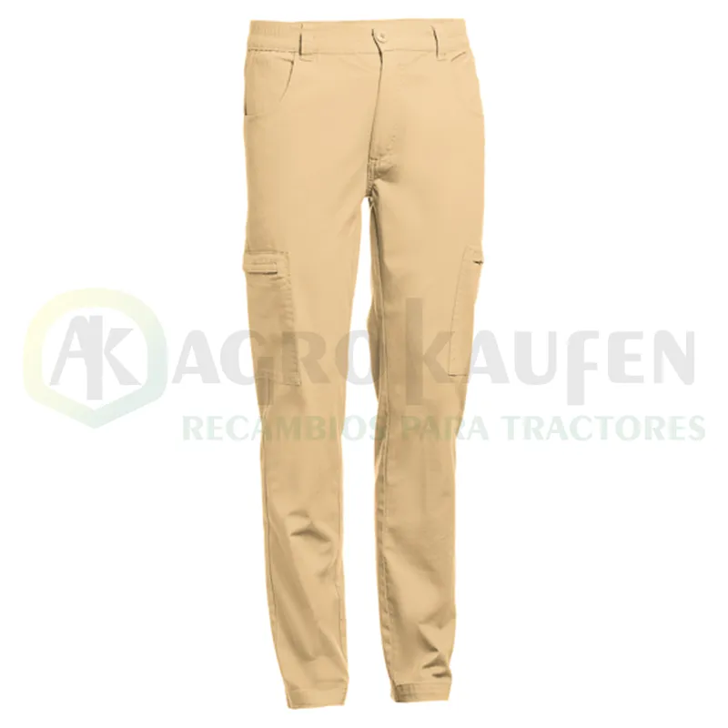 PANTALON TALLIN MUJER ESTRECHO MULTIBOLSILLOS 2% ELASTICO AGK8172             