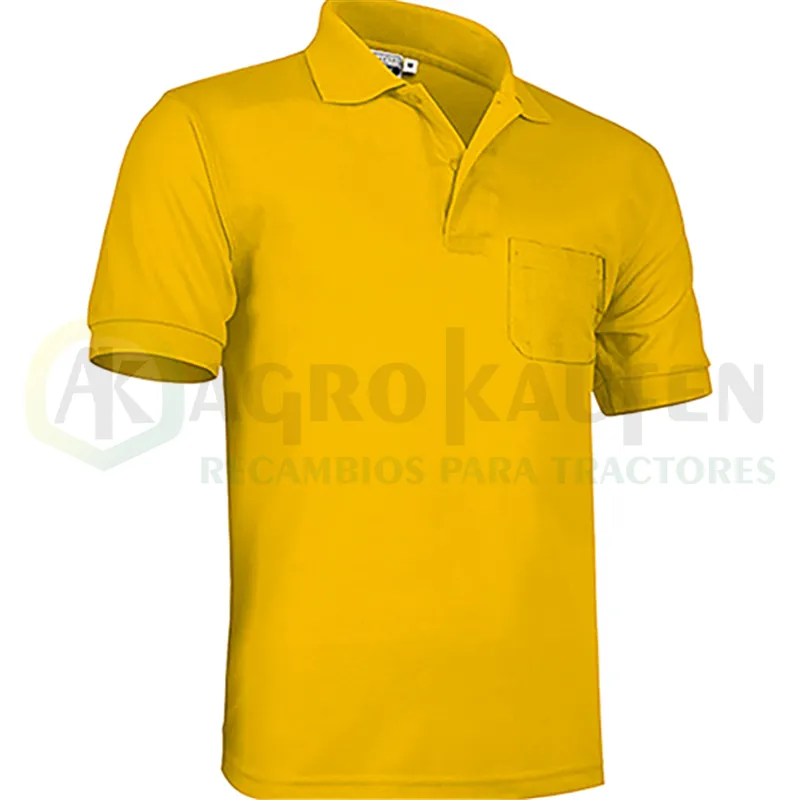 POLO TOP HAWK UNISEX MANGA CORTA CON BOLSILLO 100% ALGO... AGK8124             