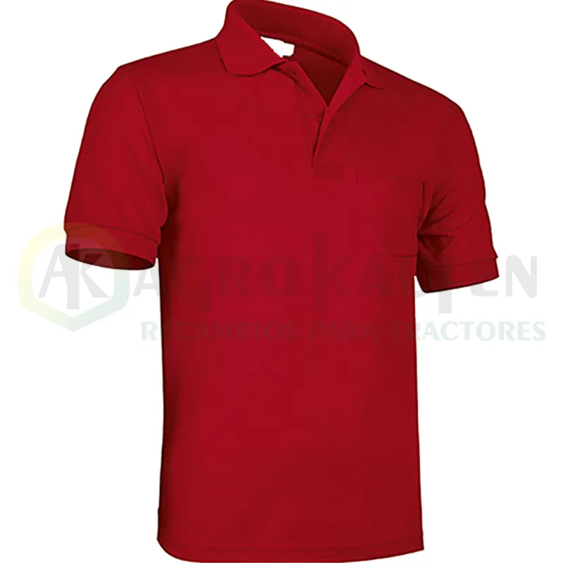 POLO TOP HAWK UNISEX MANGA CORTA CON BOLSILLO 100% ALGO... AGK8124             