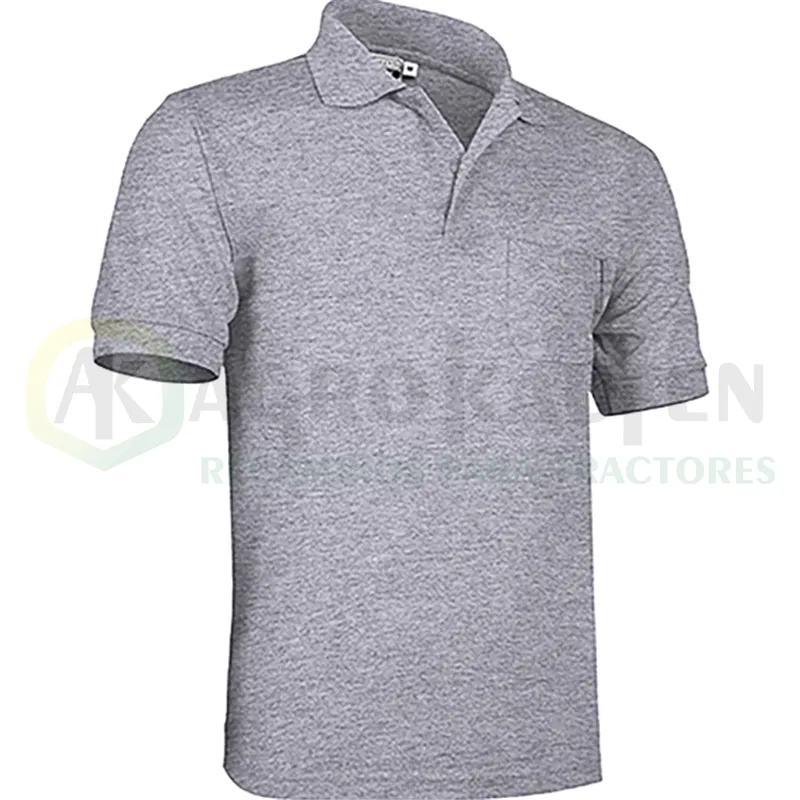 POLO TOP HAWK UNISEX MANGA CORTA CON BOLSILLO 100% ALGO... AGK8124             