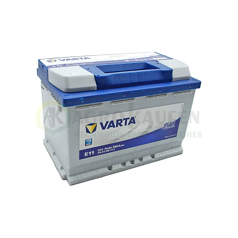 BATERIA 74 AH VARTA E11 BLUE  680A VARTA74-E11         