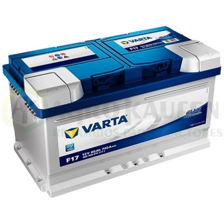 BATERIA 80 AH VARTA 740A VARTA80-F17         