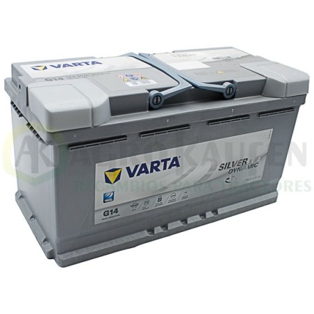 BATERIA 95 AH VARTA AGM SILVER G14  850A VARTA95-G14         