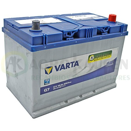 BATERIA 95 AH VARTA G7 BLUE DYNAMIC 830A +DCHA VARTA95-G7          