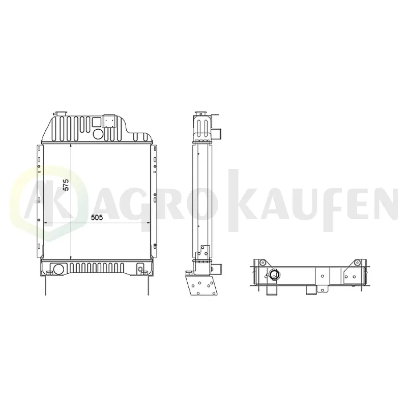 RAD. MF 3635/3645/8120 . 3619008M92 AGK111058016A-60    