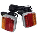 KIT PILOTOS TRASEROS LED PARA ATORNILLAR CABLE 7.5 m AGK2065-2           