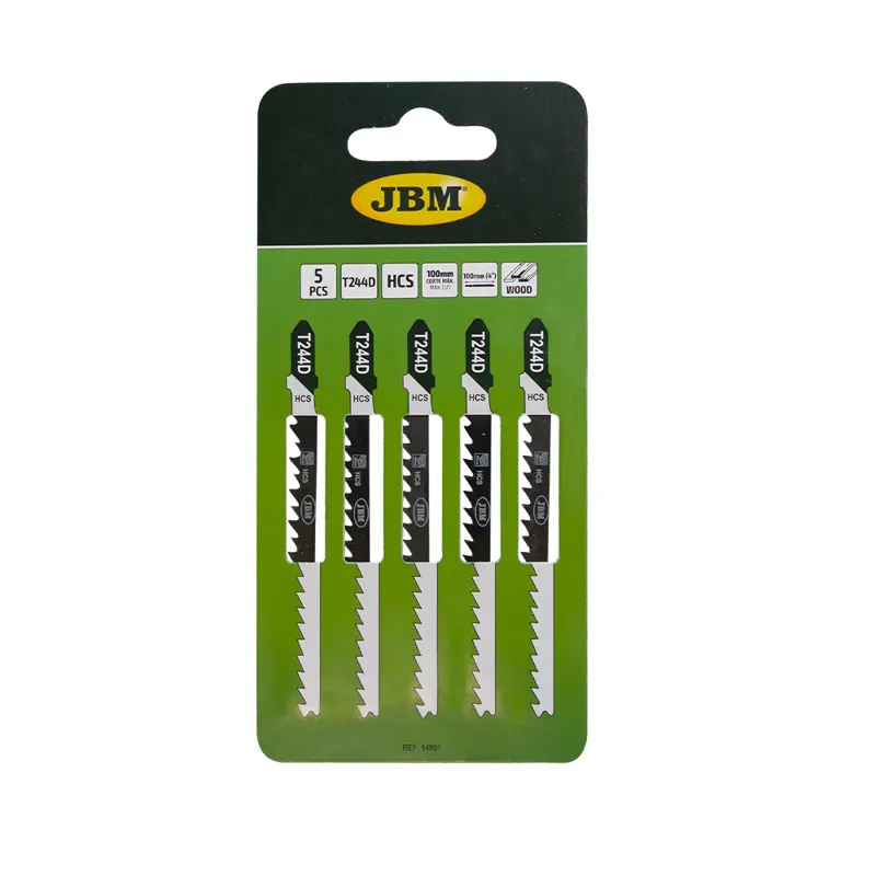 SET DE 5 HOJAS DE SIERRA DE CALAR T244D PARA MADERA PARA ... 14991               